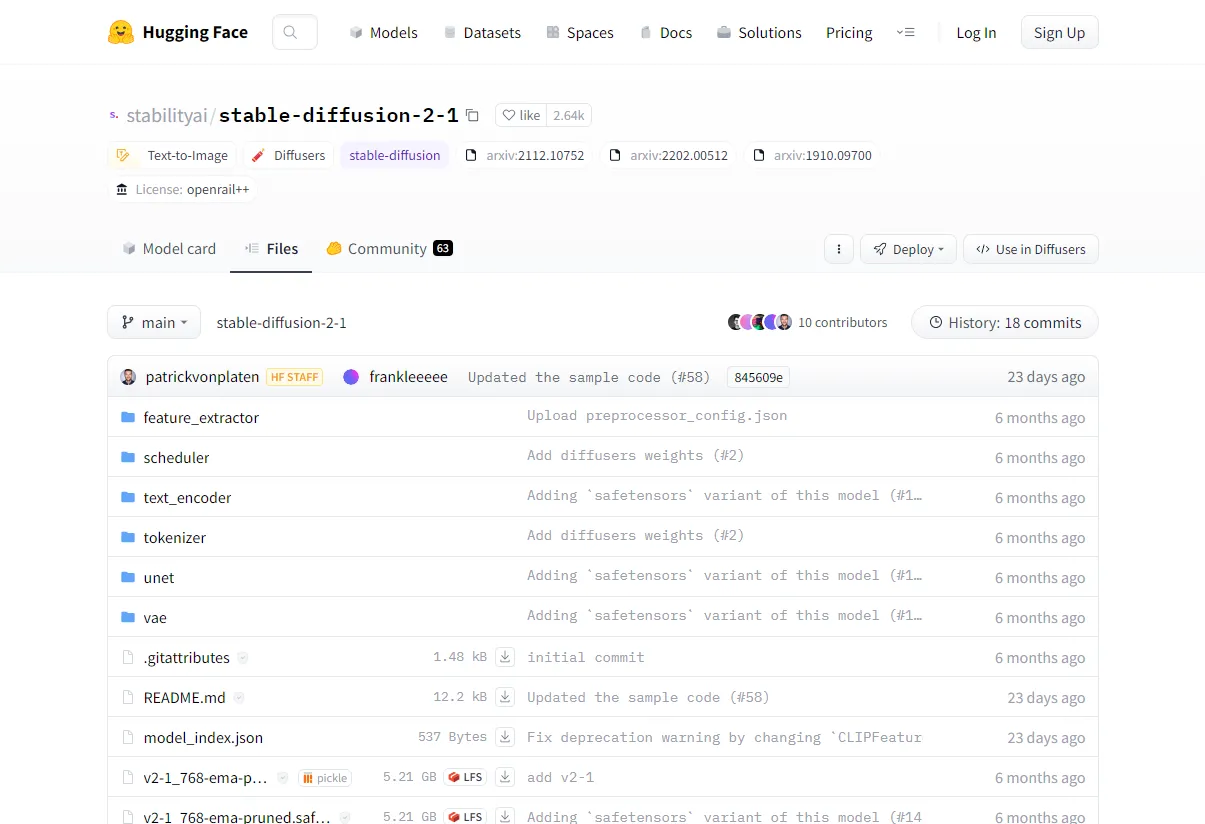 Stable Diffusion v2-1 at Main