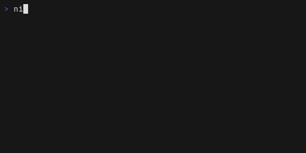 nimble でインストールする